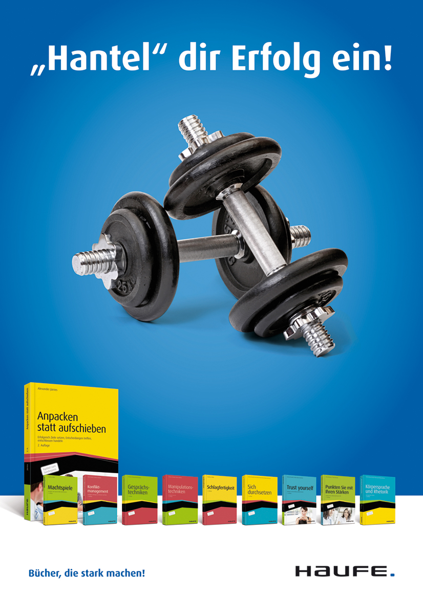 Haufe_15_0126_Kampagne_Buchreihe_Soft_Skills_Hantel