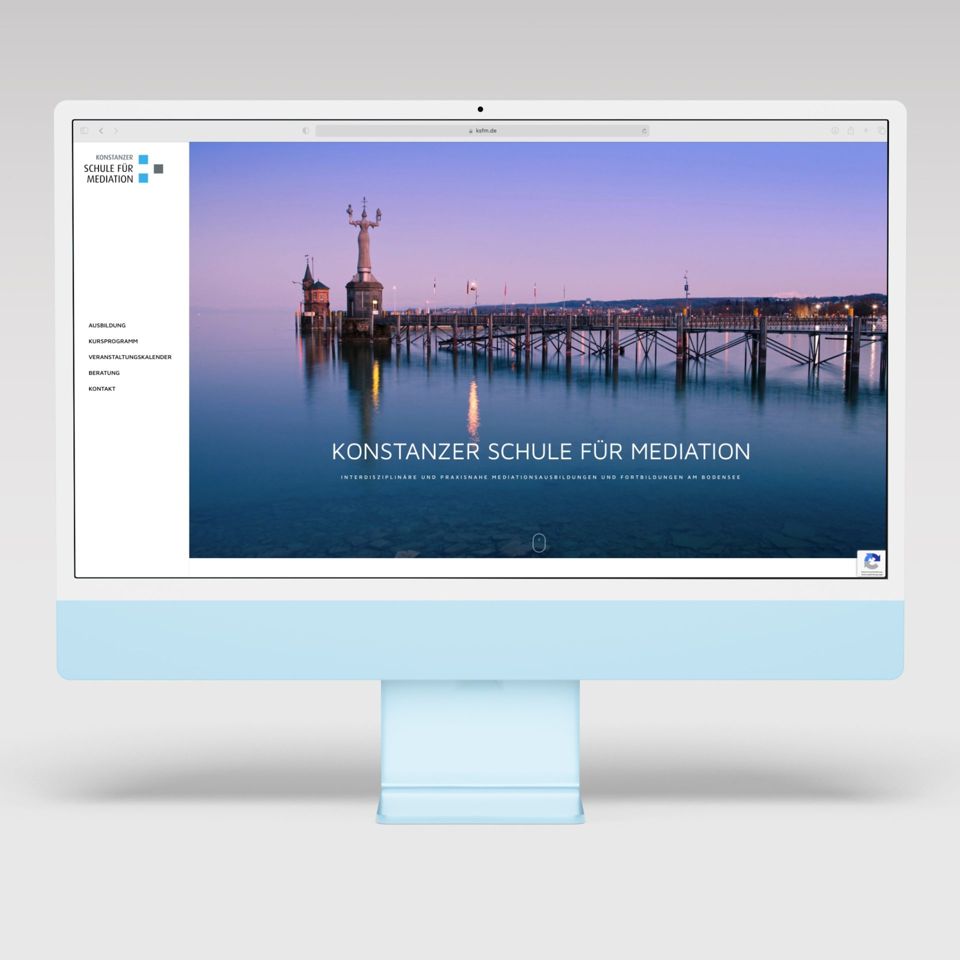Konstanzer Schule für Mediation Website Ansicht